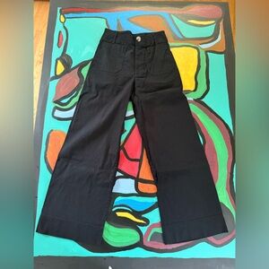 Maeve Black Flare Pants